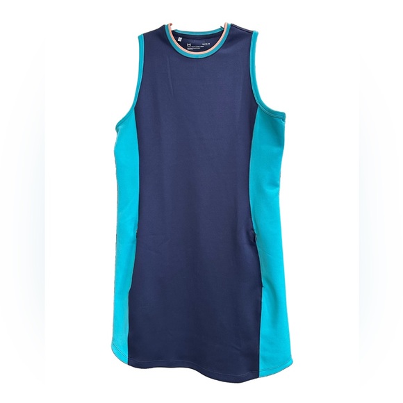NWOT Women’s Under Armour Zinger Dress Blue/Green L - Picture 2 of 7